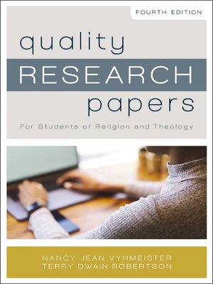 cover image of Quality Research Papers